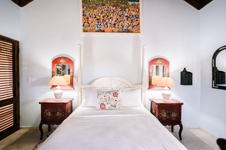 Bedroom detail at Casa Paraíso